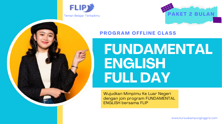 FUNDAMENTAL ENGLISH FULL DAY (2 BULAN)