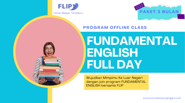 FUNDAMENTAL ENGLISH FULL DAY (3 BULAN)